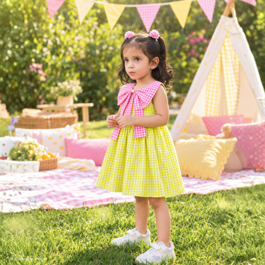 Chikoo Bow Dress