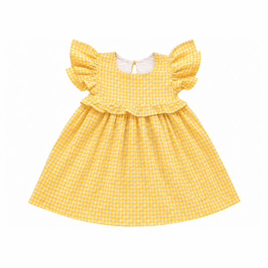 Frooti Flutter Sleeve Dress